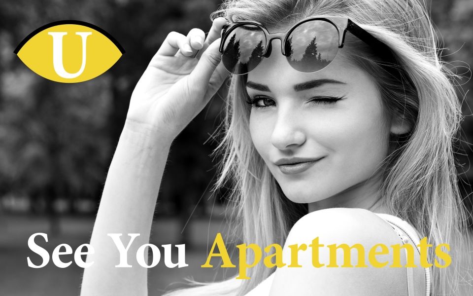 SEE YOU Apartments logo en campagnebeeld